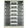 Kokuyo LC-G7M Letter Case, Clear Drawers, A4, 7 Tiers