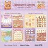 Yuxian Capybara Adventure Sticker Book: Creative & Educational Diary for Kids