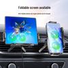 BK55 Foldable Car Phone Mount with Wireless Charging for Huawei X5/Samsung