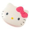 Sanrio Lunch Hello 655732 (SANRIO) Face-Shaped Box, Kitty, Microwave-Safe (Remove Lid)