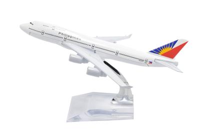 TANG DYNASTY 16cm Philippine Airlines B747 Alloy Airplane Model Toy 1/400