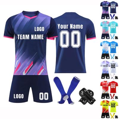 Personalizovaná sada košil Pánská Dívčí s číslem jména Vlastní fotbalové dresy pro chlapce tréninkový oblek