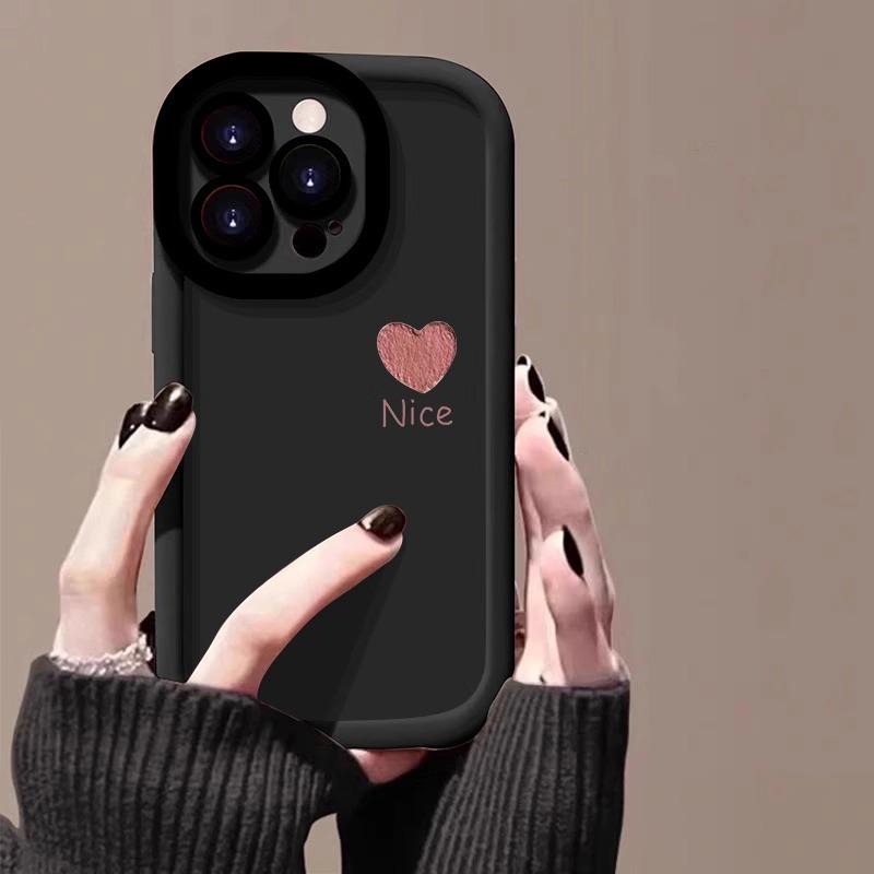 Nice Little Love for Apple 16promax Mobile Phone Case for IPhone14 Puff 13 All-inclusive 12 Anti-fall 15