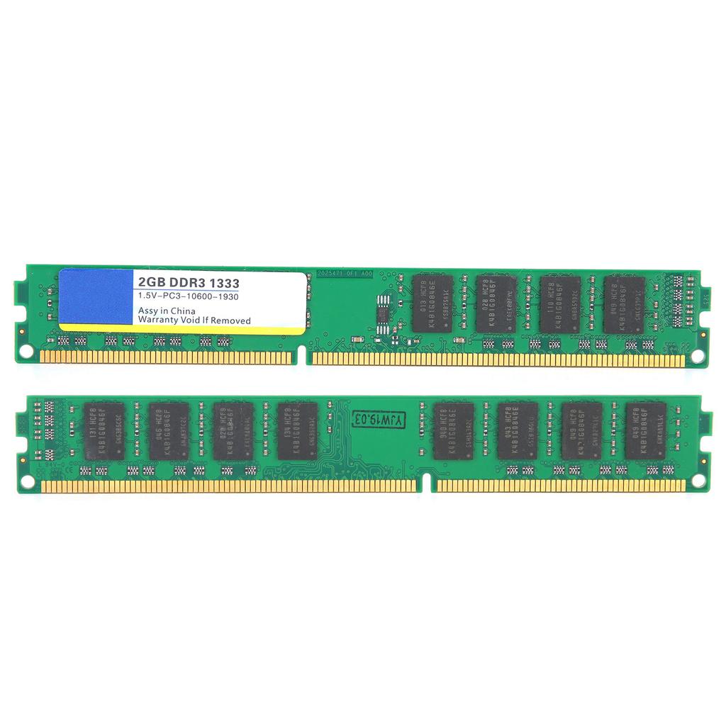 Xiede Desktop-Computerspeicherriegel DDR3 2GB 1333MHz PC3-10600 1.5V Vollständig kompatibler Speicher