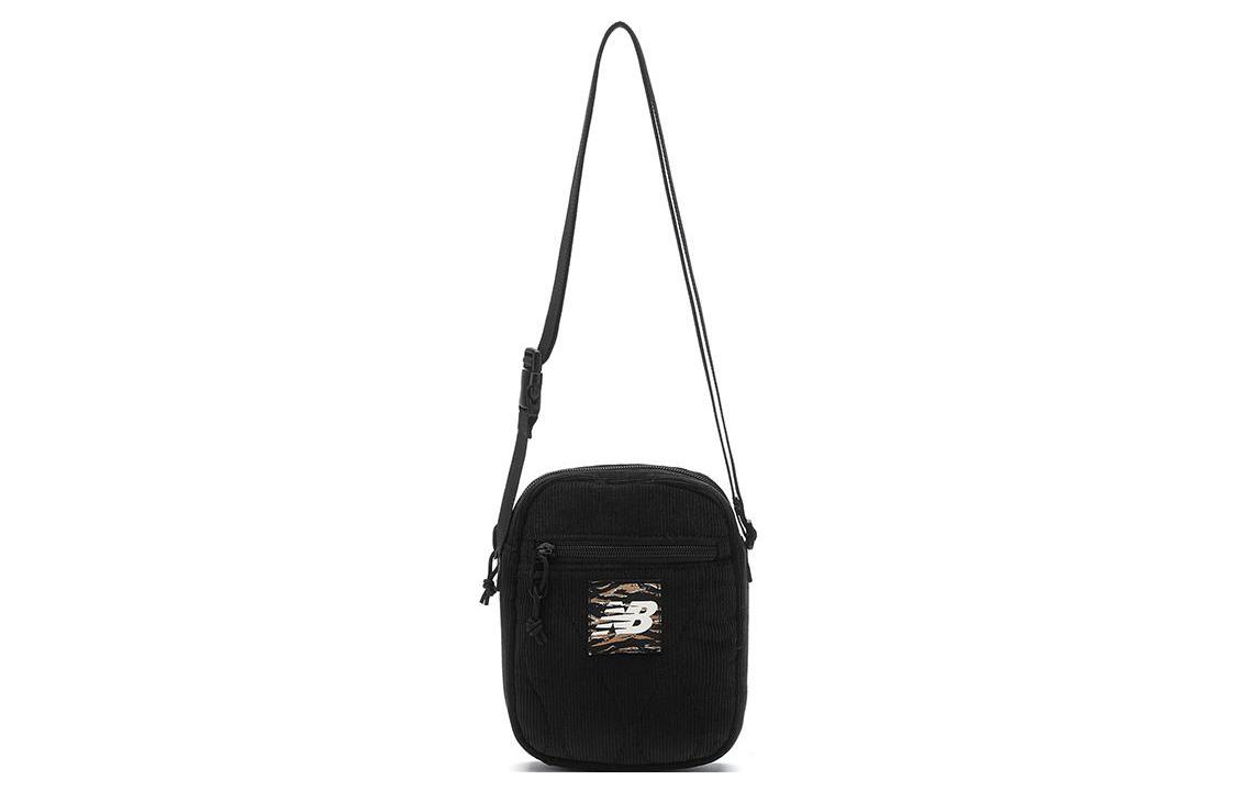 New Balance Fabric Shoulder Bag, Crossbody Bag Regular Unisex Black LAB13630
