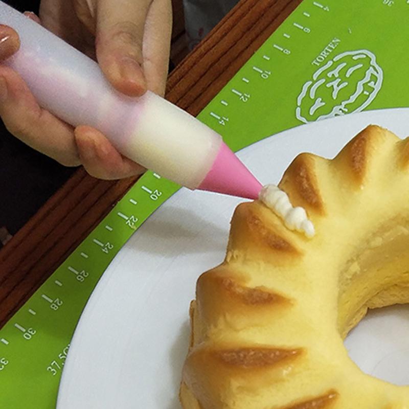 Silicone Food Writing Pen Chocolate Decorating Tools Cream Cup Cake Mold Cream Cup Cookie Icing Piping Pastry Nozzles