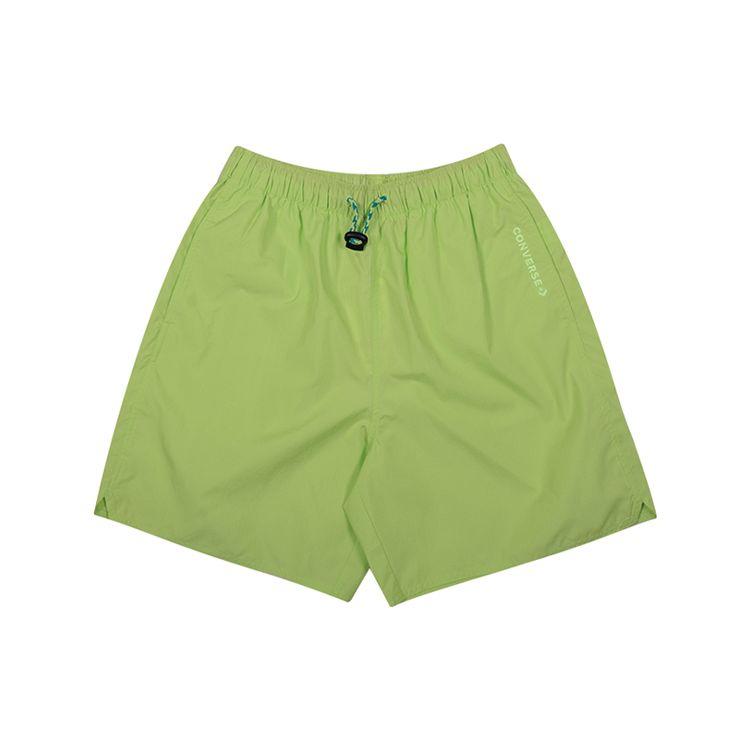

Мужские тканые дышащие спортивные шорты с логотипом Converse, зеленые 10018878-A03
