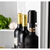 Simple Black Pushbutton Wine Stopper For Red Wine Bottles And Gift Occasions