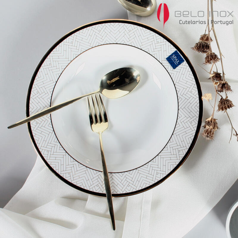 [belo inox] Spirit Titanium Champagne Dessert Spoon