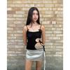 2024 New Arrival Elegant Special Women's Clothing Summer Fashion Sling Lace-up Cutout Tops Sexy Fashion Knitwear