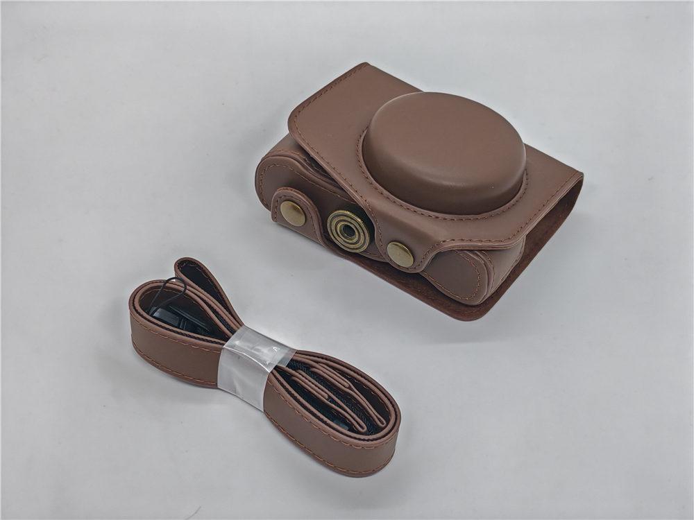 

G7X II III PU Leather Camera Bag Case For Canon PowerShot G7X Mark II III G7XIII G7X3 G7XII G7X2 Full Body Cover With Strap