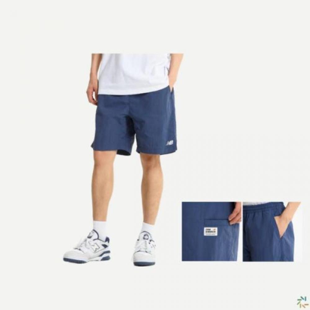 

New Balance Heritage Woven 4.5 Shorts Nbnve21023 50 (50)Blue/95(XXL)