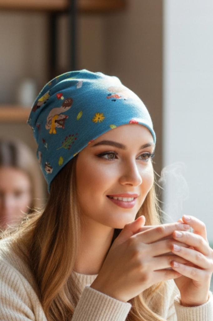 Czapka Do Spania Pod Kask Gaya Komfort X-91 Bezszwowa Bawełna Organiczna