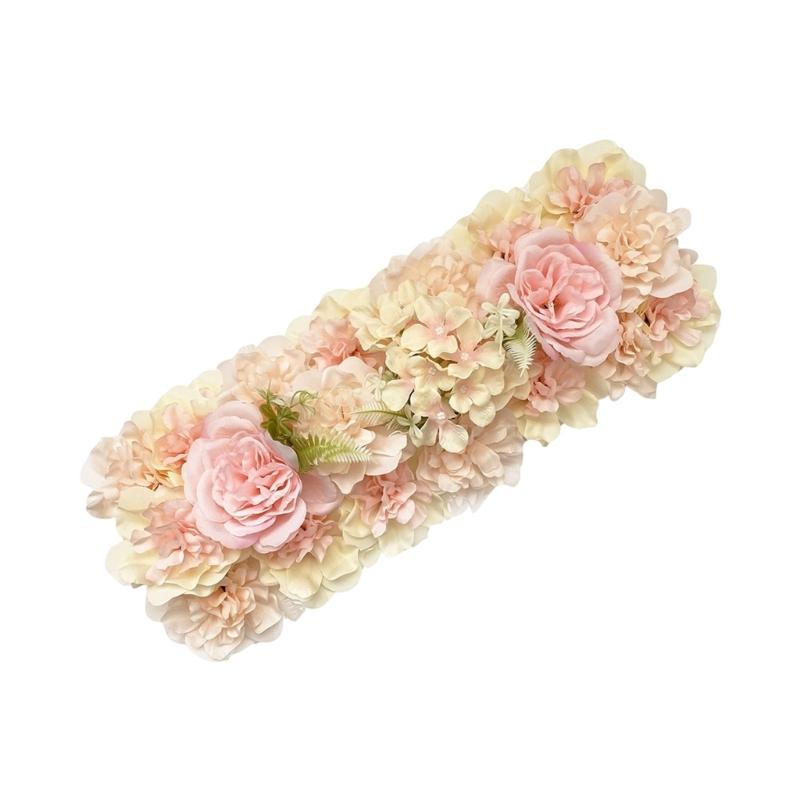 Realistic Silk Flower Decoration For Wedding Reception Anniversary Party Backdrop Wall Decors Ceremony Arch Layouts