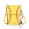 Women's bag 2025 new Korean version fashion baseball shoulder bag small fresh literary crossbody transparent small square bag tide
