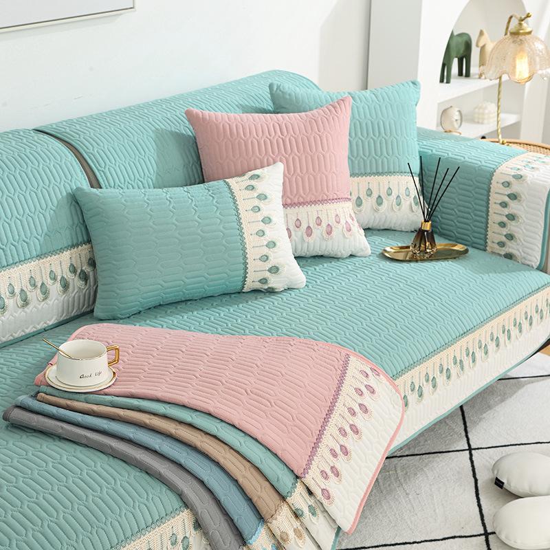 Sofa Cushion Four Seasons Universal Non-Slip Seat Cushions All-Inclusive Universal Simple Modern Sofa Cover Backrest Towel Full Cover Cloth