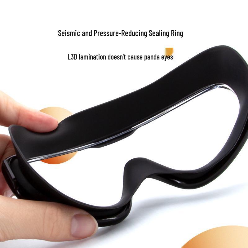 Adult Large Frame HD Anti-Fog Waterproof Swim Goggles for Diving and Swimming