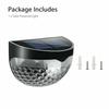 Solar Fence Light Outdoor Waterproof Wall Lamps Garden Energy Light Festoon Decoration LED for Garden Step Patio Stairs 1-12PCS