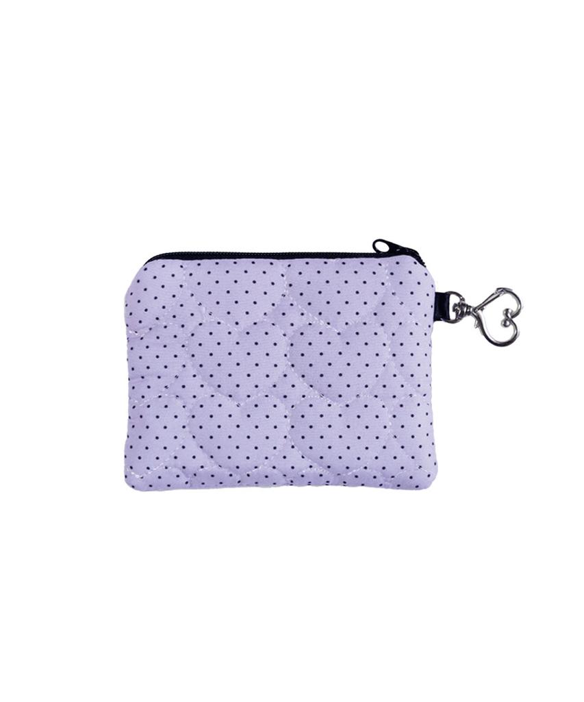 Soworlian Zipper Card Pocket_Petit Dot Purple
