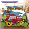 Sig. Biancheria da letto con motivo personalizzato Little Miss da uomo, Set piumone Copripiumone Federa Regalo di Compleanno per la Casa(1 * copripiumino + 2 * federa, senza nucleo)