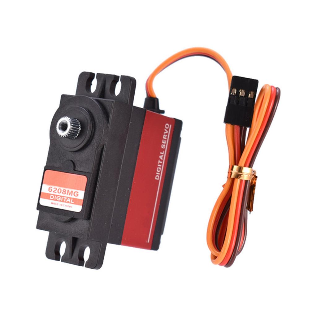 JX PDI-6208MG 8KG Large Torque Digital Metal Gear Coreless Servo For 1/10 Car Crawler Buggy RC Models Helicopter