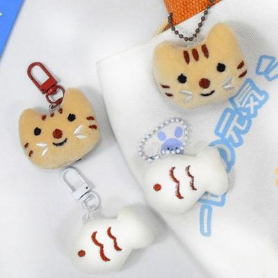 Chaveiro Gatinho Pelúcia Chaveiro Criativo Brinquedo de Pelúcia Pingente Acessórios para Pendurar