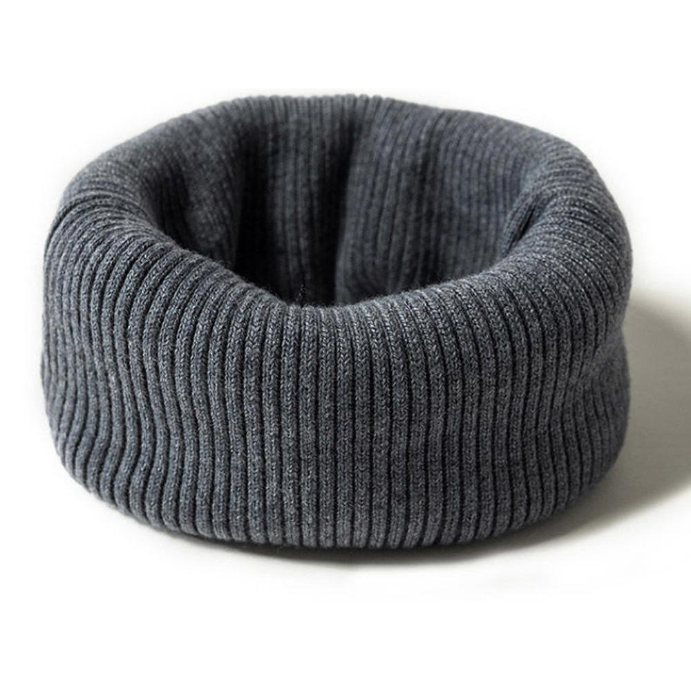 Warm Knitted Ring Scarf Coldproof Thicken Knit Scarf Outdoor Wrap Neck Scarves