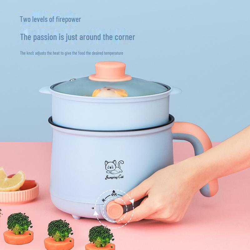 Multifunktionaler Elektroherd: Dämpfen, Kochen und Braten – Perfekt für Wohnheime und kleine Haushalte