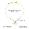 Heart Pendant Necklace Titanium Steel Women Layering Chain Light Luxury Elegant Jewelry Gift for Her
