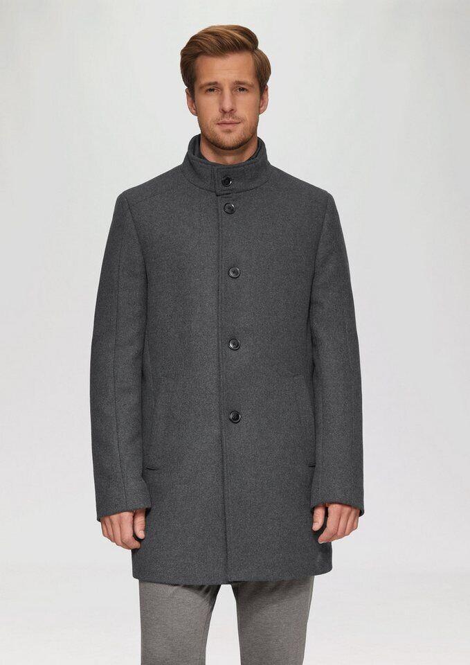 s.Oliver Wool Blend Coat with Fixed Quilted Insert (2149194)