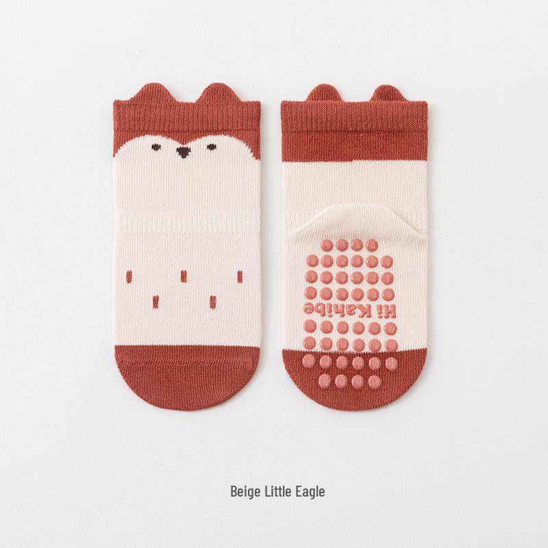 

2025 Весна/Лето Нескользящие Мультяшные Детские Носки для Пола - Класс А До середины икры Утепленные Носки для Первых Шагов. Medium (1-3 years)