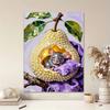 DIY Frameless Pearl Painting Kit Cute Mouse Pear 3D Shiny Bead Art Canvas Relaxing Creative Craft Home Wall Decor Gift