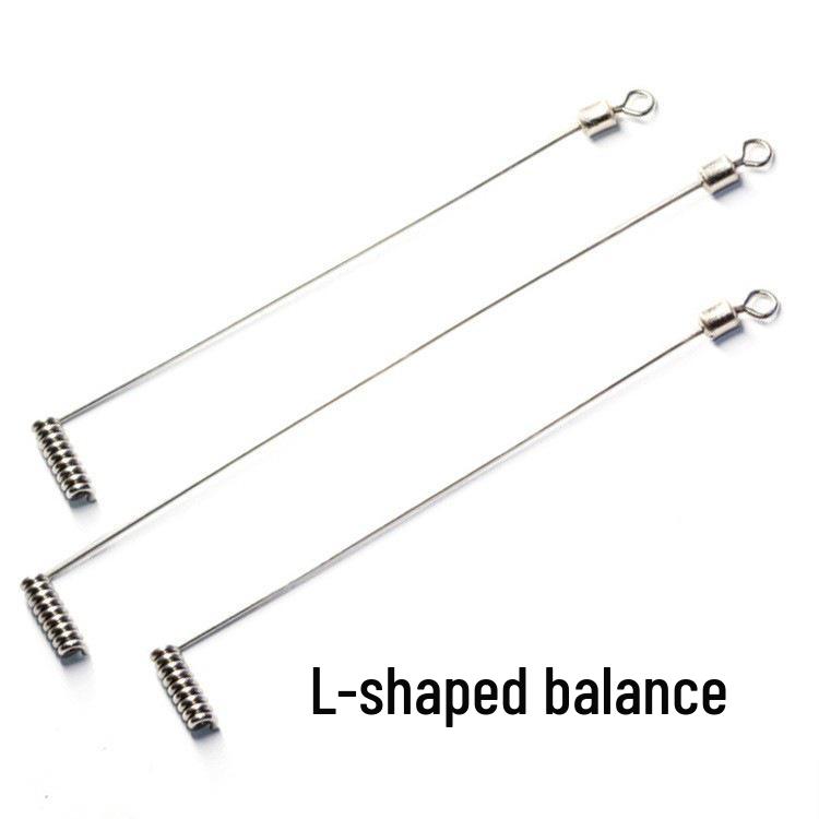 Stainless Steel L-Shaped Swivel Bracket & Fishing Line Set