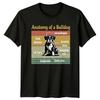 Anatomy Of A Bulldog Eavesdropper Food TShirt Bulldog Owner Christmas
