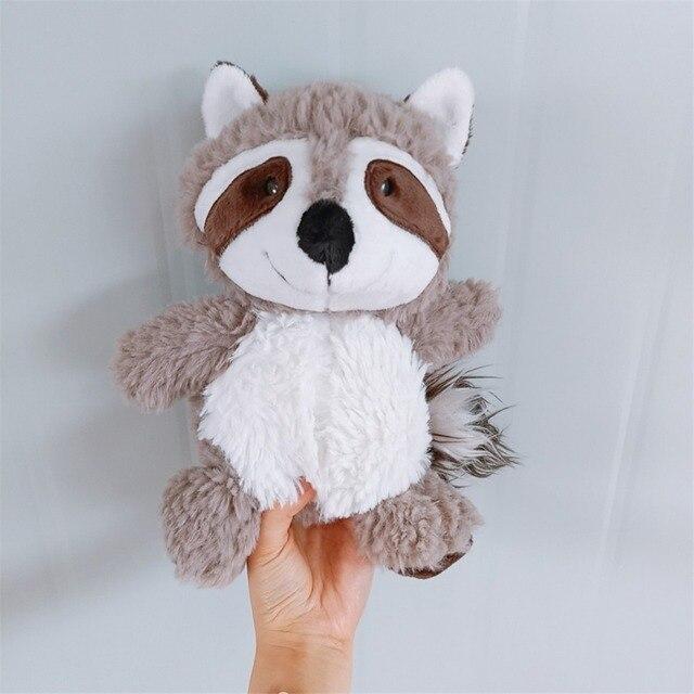 Gray Raccoon Plush Toy Lovely Raccoon Cute Soft Stuffed Animals Doll Pillow for Girls Children Kids Baby Birthday Gift St Practical Use 25cm серый
