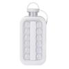 Ice Cube Mold with Lid 1.2L High Capacity 2 In 1 Ice Bottle Ice Cube Tray Foldable Odor-Free Ice Hockey Maker