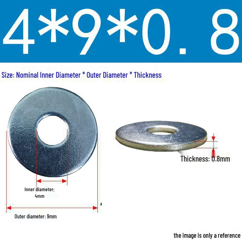 Galvanized Flat Metal Washer Spacer M3-M60