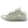 Leather Low Top Stylish Skateboarding Shoes Women's Blue Gray FW-SKDK02-TRAG-P23401