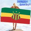 SAMPAIO CORREA-RJ Print Beach Towel, Large Soft Quick Dry Towel for Beach Camping Swimming