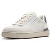 Clarks Fabric Leather Comfortable Fashion Low-Top Sneakers Men sneakers White 261767267