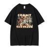 Autistic Funny Skeleton Meme Print T Shirt Men Women Fashion Gothic Retro T Shirt Short Sleeve Tshirt Clothes