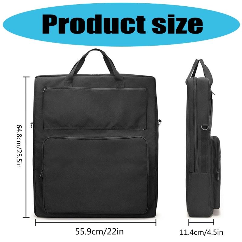 Solar Panel Storage Case Bag Accommodates for SOLIX PS100 PS200 With Convenient Pockets And Handles Organized Transport