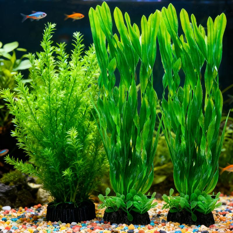 Artificial Aquarium Decor Plants Underwater Water Grass Aquatic Plastic Plants for Fish Tank Aquarium Landscape Decoration