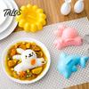 Sushi Making Kit 4PCS Cute Rice Ball Molds, Rabbits Dolphins Flowers And Long Shape, Kitchen Gadgets for Mom Portable Food Grade PP Maker DIY Japanese