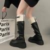 Autumn Winter Short Plush Woman Knee High Boot Fashion Butterfly-knot Knight Long Booties botas feminino