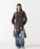 ODDSTUDIO Odsd Pigment Damaged Long Sleeve - Brown