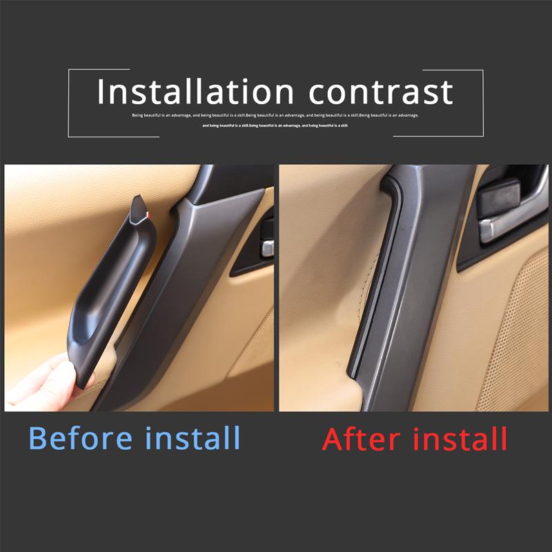 For Land Rover Freelander 2 LR2 2007-2015 Car Inner Door Handle Bowl Decoration Cover Trim Stickers ABS Inside handle protection
