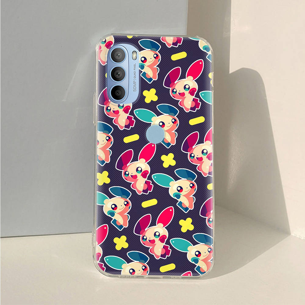 AP7 Pokemon Clear Case for Samsung A04 A14 A23 A34 A54 M23 M33 M52 M53 Realme 10 9 C30S C35 C55 VIVO Y02 Y21 Y33S Y51 X80 V25 Cover