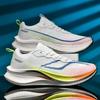 Marathon Air Cushion Carbon Plate Sports Running Shoes Men Breathable Lightweight Women's Comfortable Athletic Nonskid Sneakers