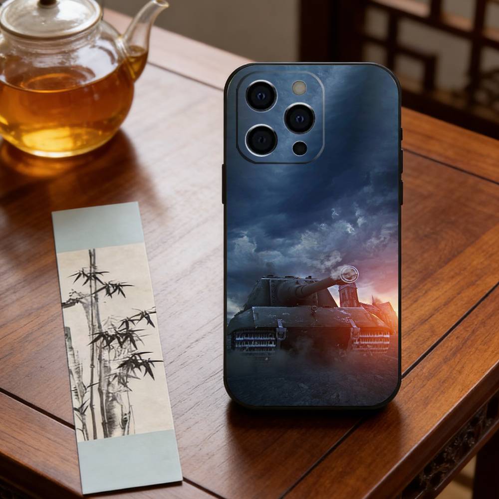 World of Tanks Phone Case Silicone Soft For IPhone 17 16 15 14 13 12 11 X XR Plus Pro Max Plus